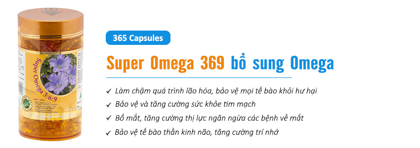Công dụng viên uống Super Omega 369